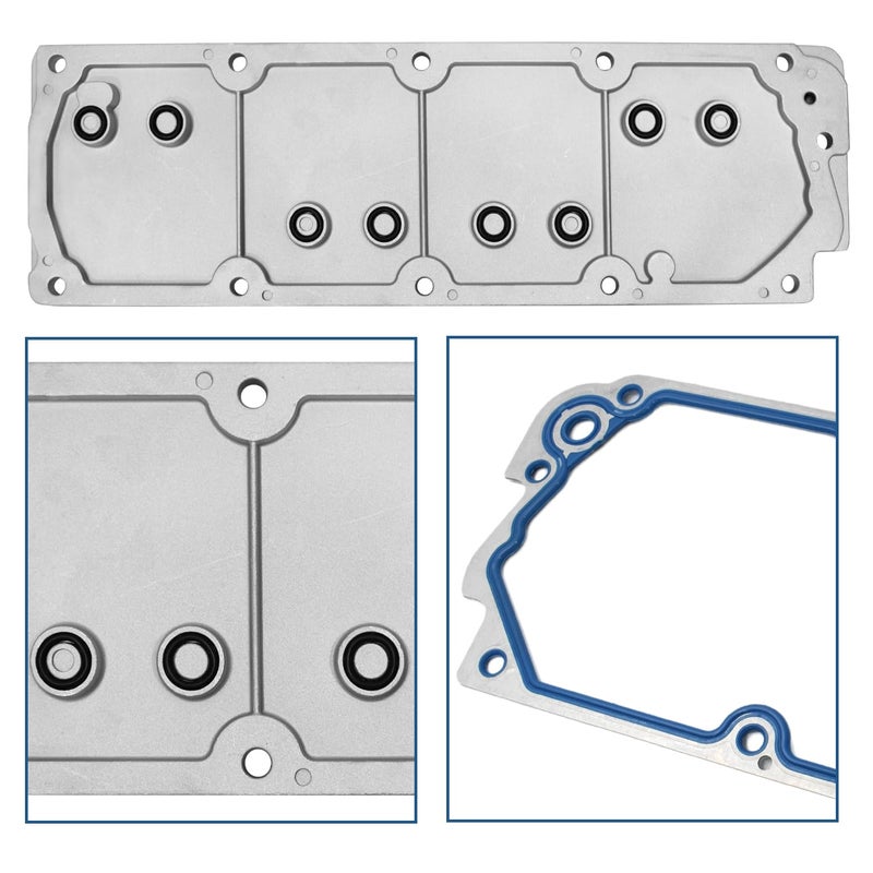 BSTCAR LS Gen 4 Valley Cover Plate Kit Non AFM/DOD Valley Pan Fit for 2007-2013 Chevy GMC Cadillac Silverado Sierra SUV, LS2 LS3 LS7 L92, 4.8L 5.3L 6.0L 6.2L, Replace # 12598832 - Image 5